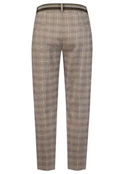 Stehmann Fluor-680 Glencheck Karohose in simply taupe